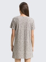 Chemise de nuit avec imprimé animalier - grey-medium-allover - Vue arrière du modèle