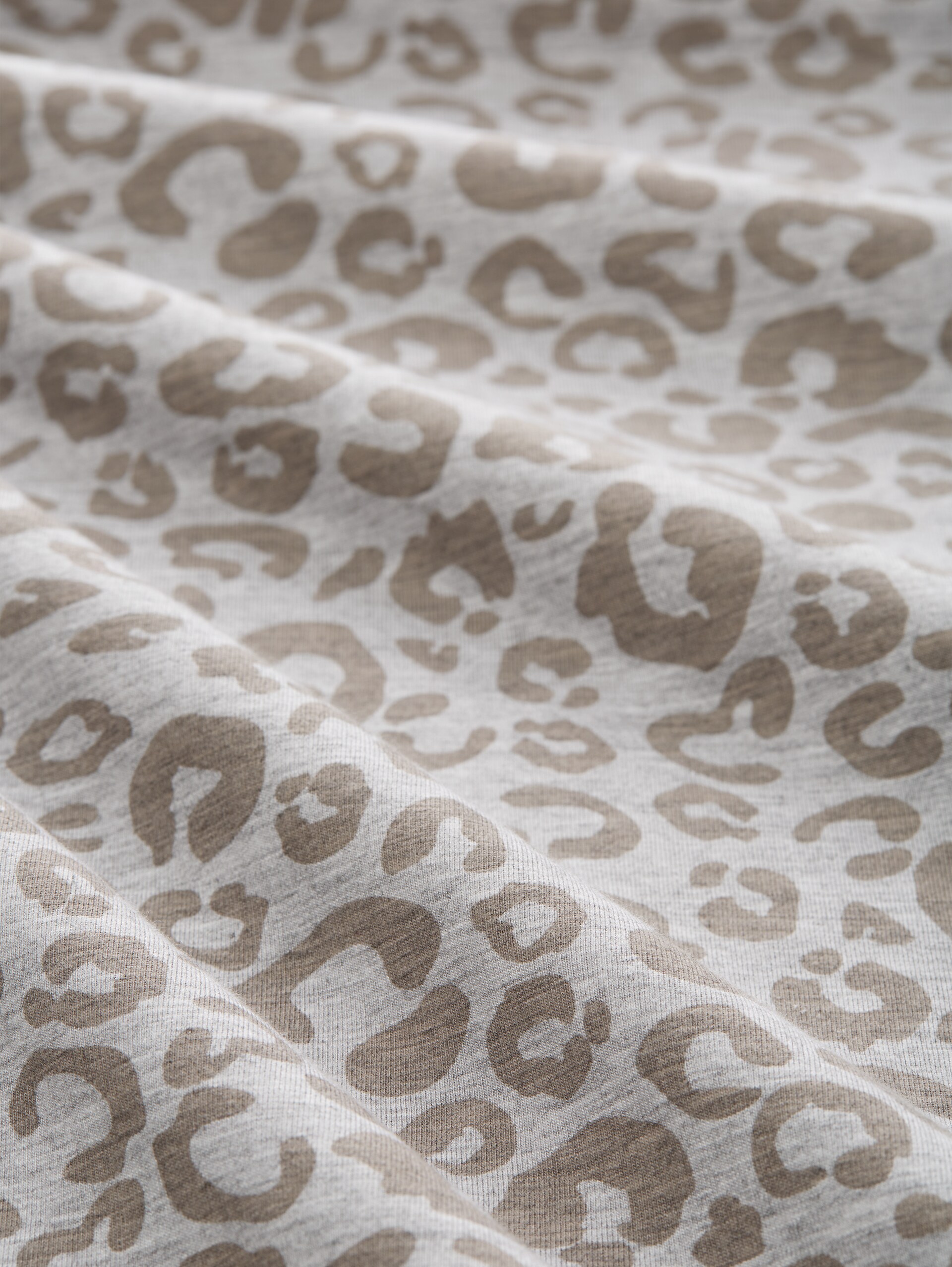 Nightdress with animal print - grey-medium-allover - Material view