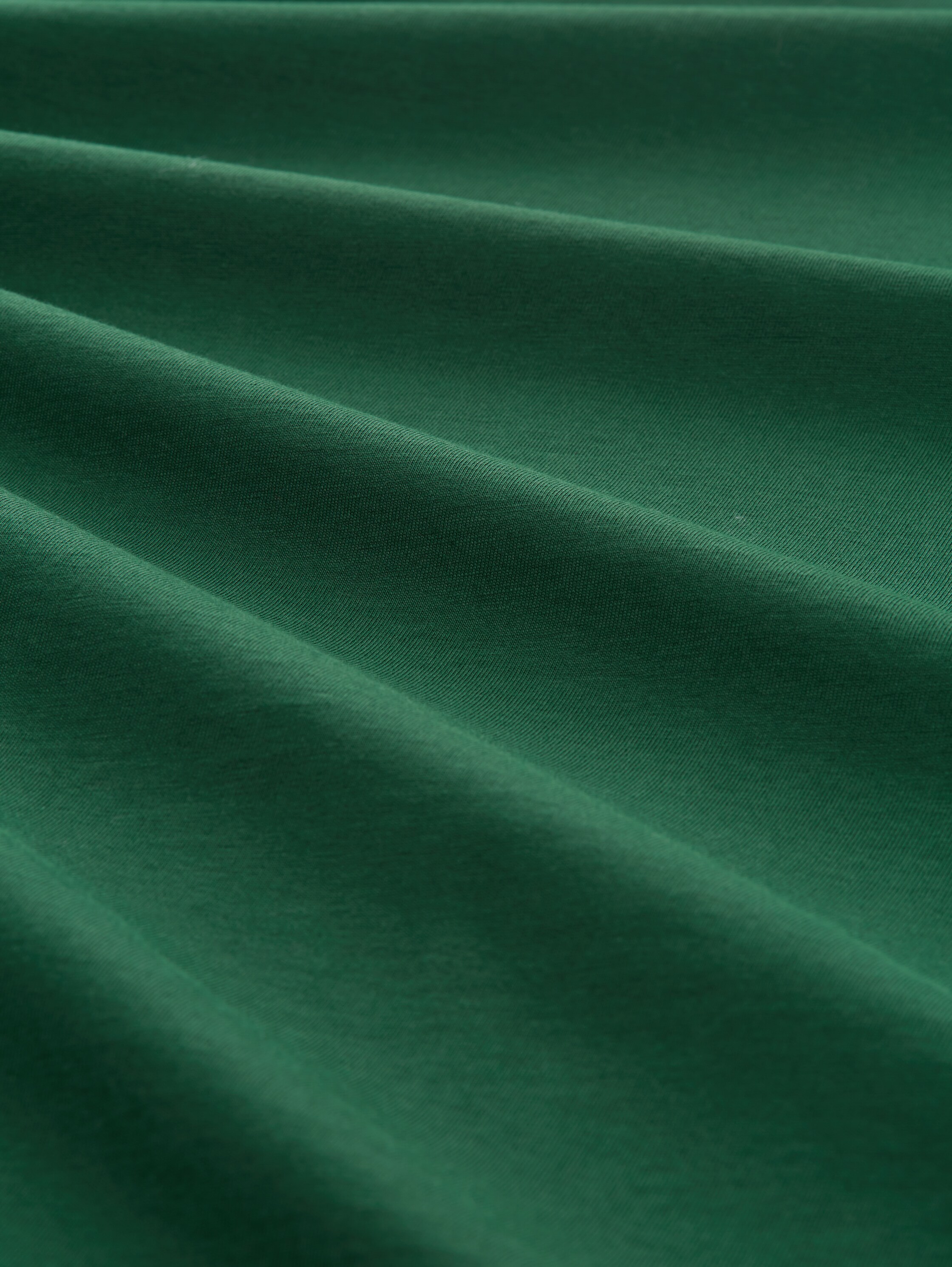 Unifarbenes Nachthemd - dark green uni - Material-Ansicht