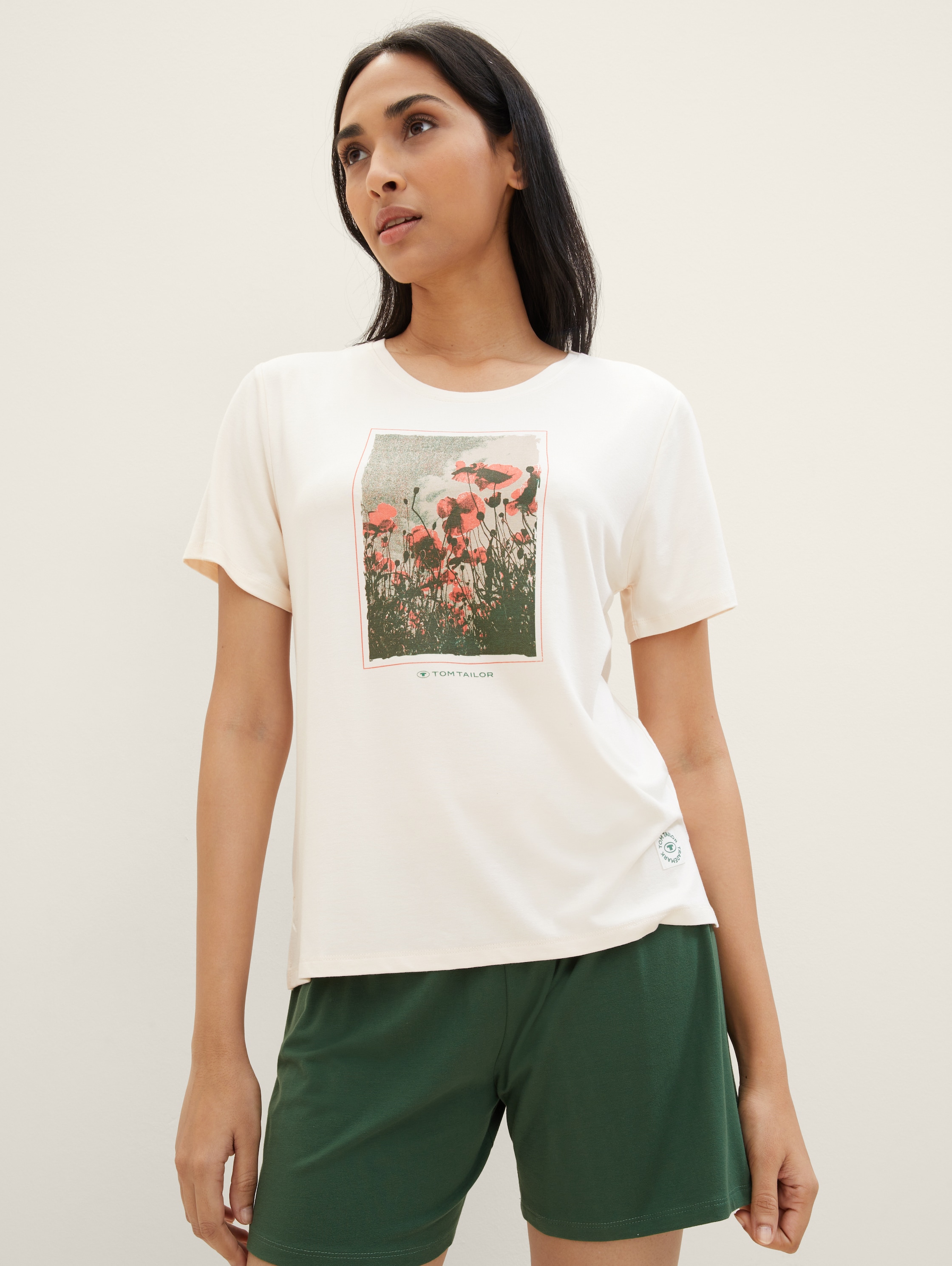 Pyjama-Set mit Fotoprint - weissmitteluni - 