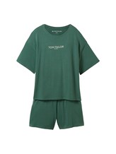Geselecteerd, Pyjamaset met logoprint door Tom Tailor, groen