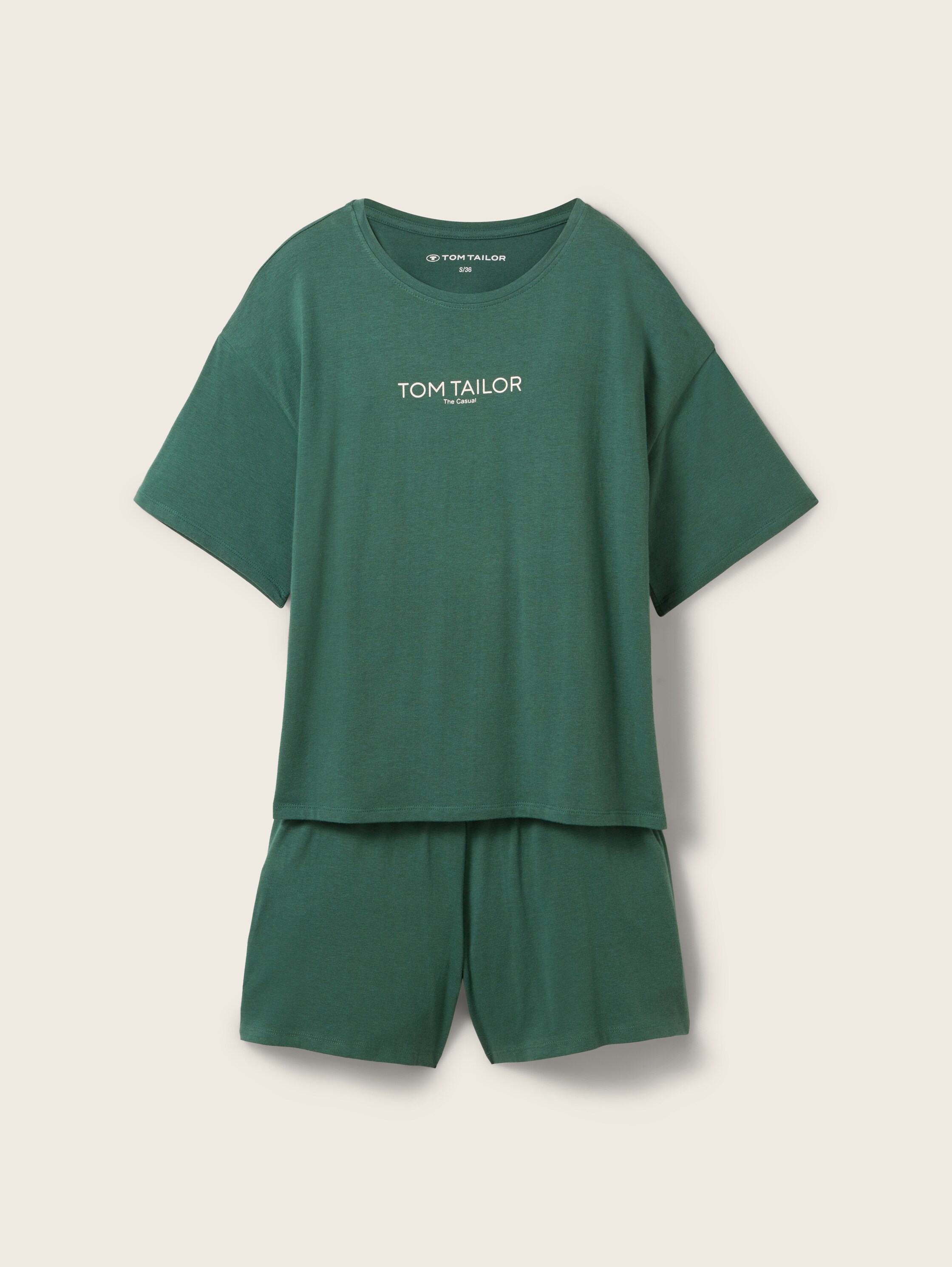 Pyjama-Set mit Logo-Print - 4