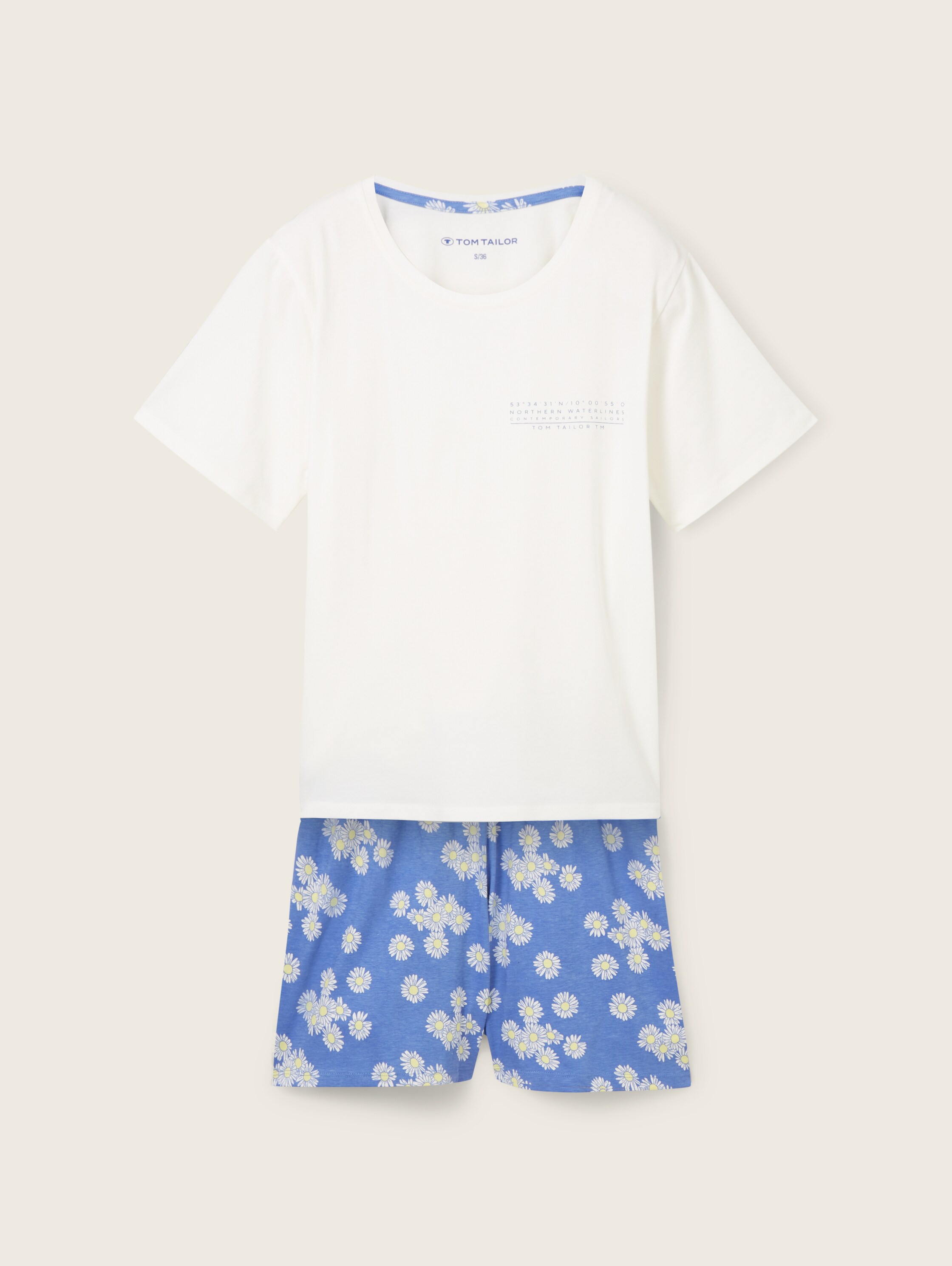 Pyjama-Set mit Blumenmuster - bluelight_allover - 