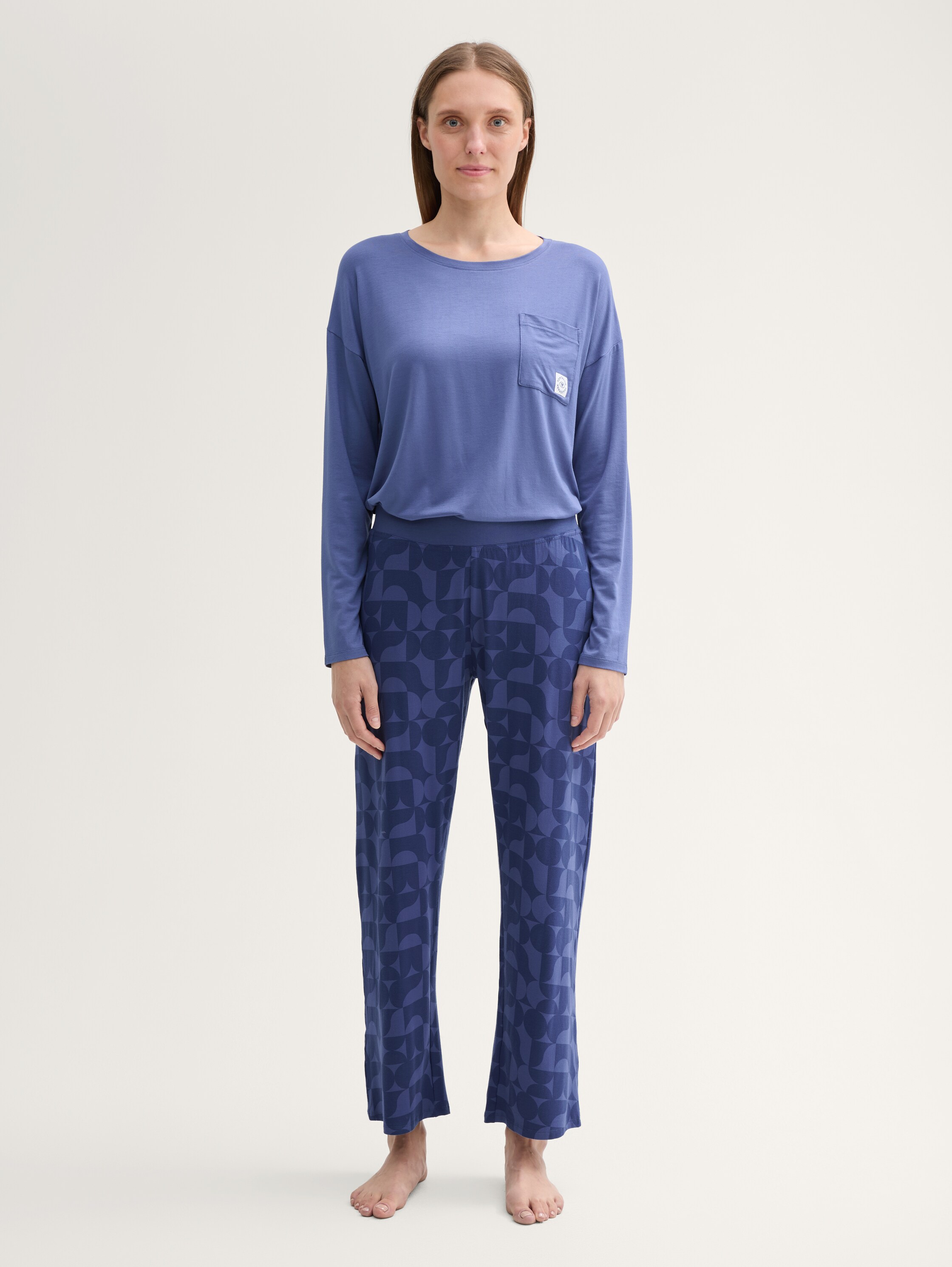 Pyjama-Set mit Muster - bluemediumallover - 