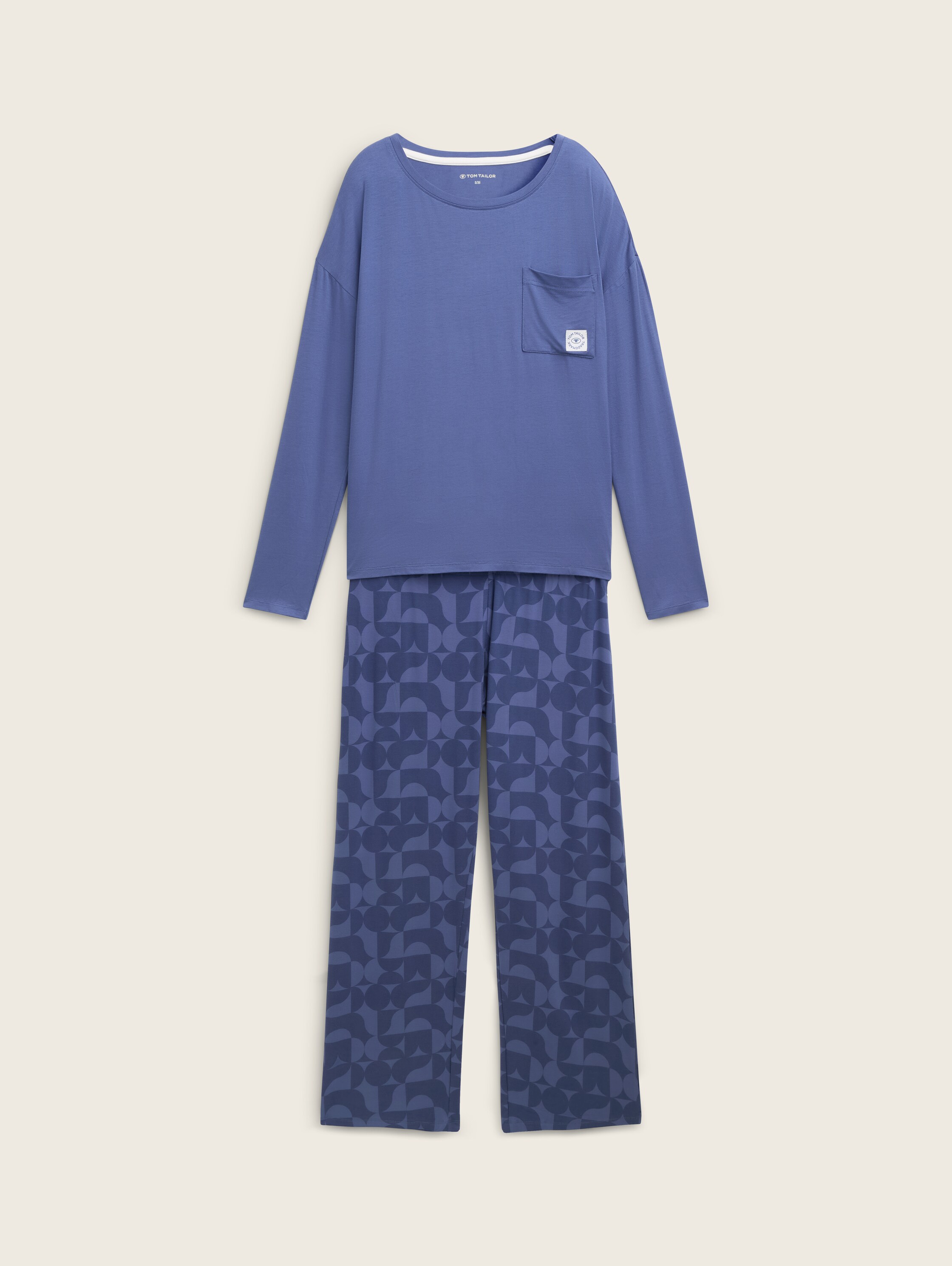Pyjama-Set mit Muster - bluemediumallover - 