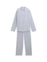 Geselecteerd, Pyjamaset met gestreept patroon door Tom Tailor, blauw