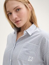 Pyjamaset met streepjesmotief - blue-medium-vertical stripe - Detailaanzicht model