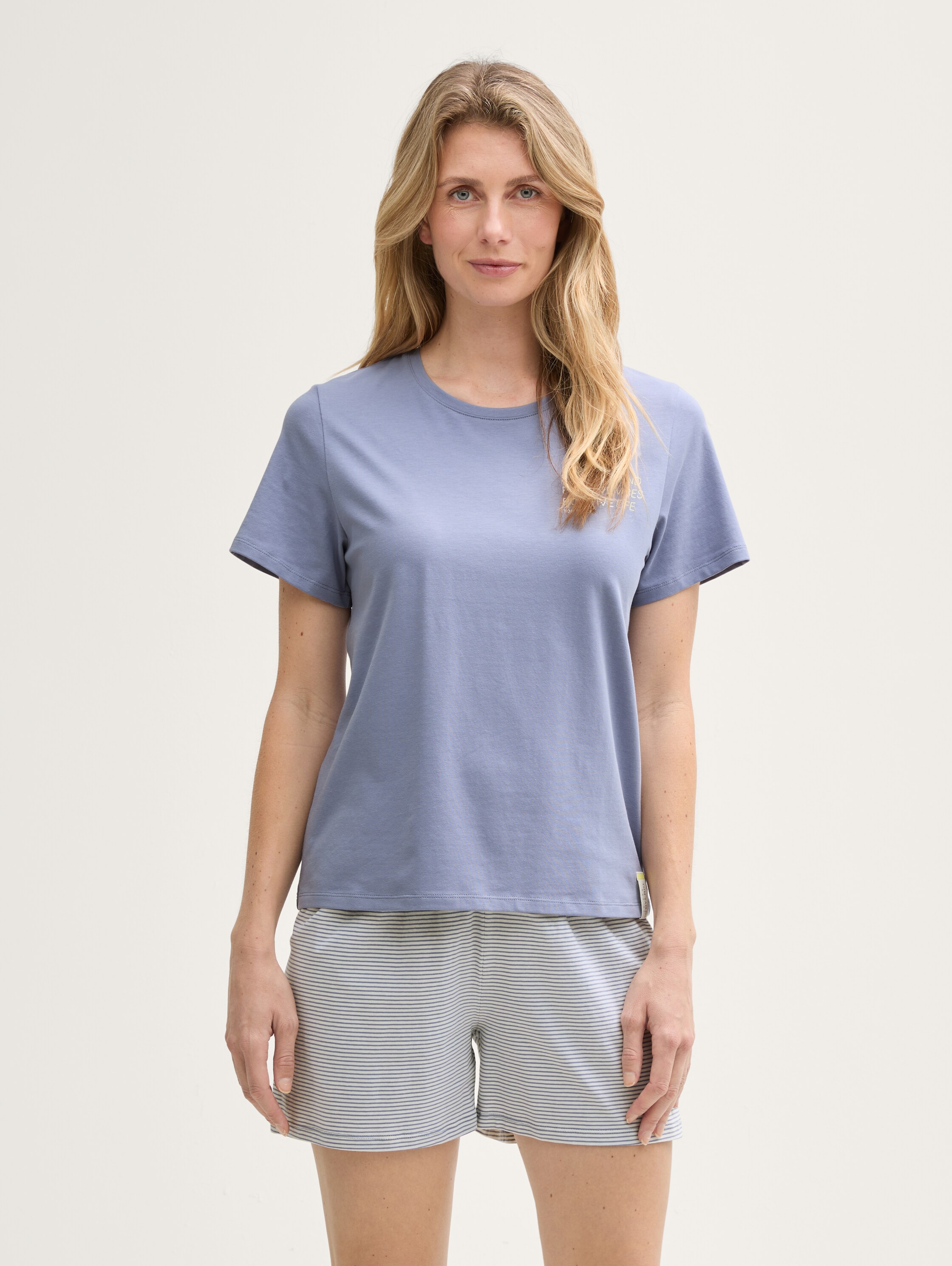 Pyjama-Set mit Streifenmuster - blue_stripe - 