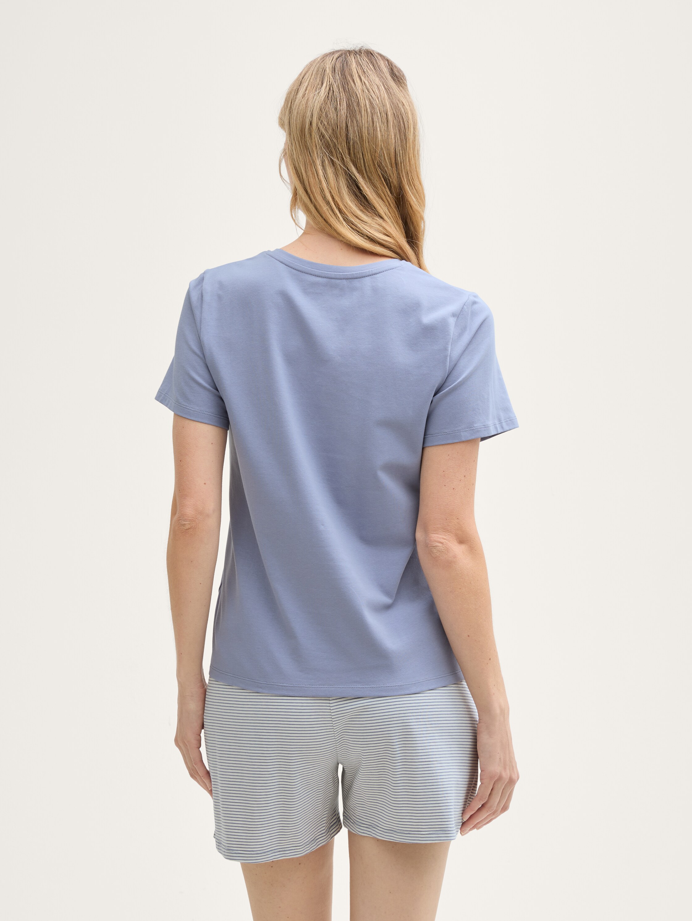 Pyjama-Set mit Streifenmuster - blue_stripe - 