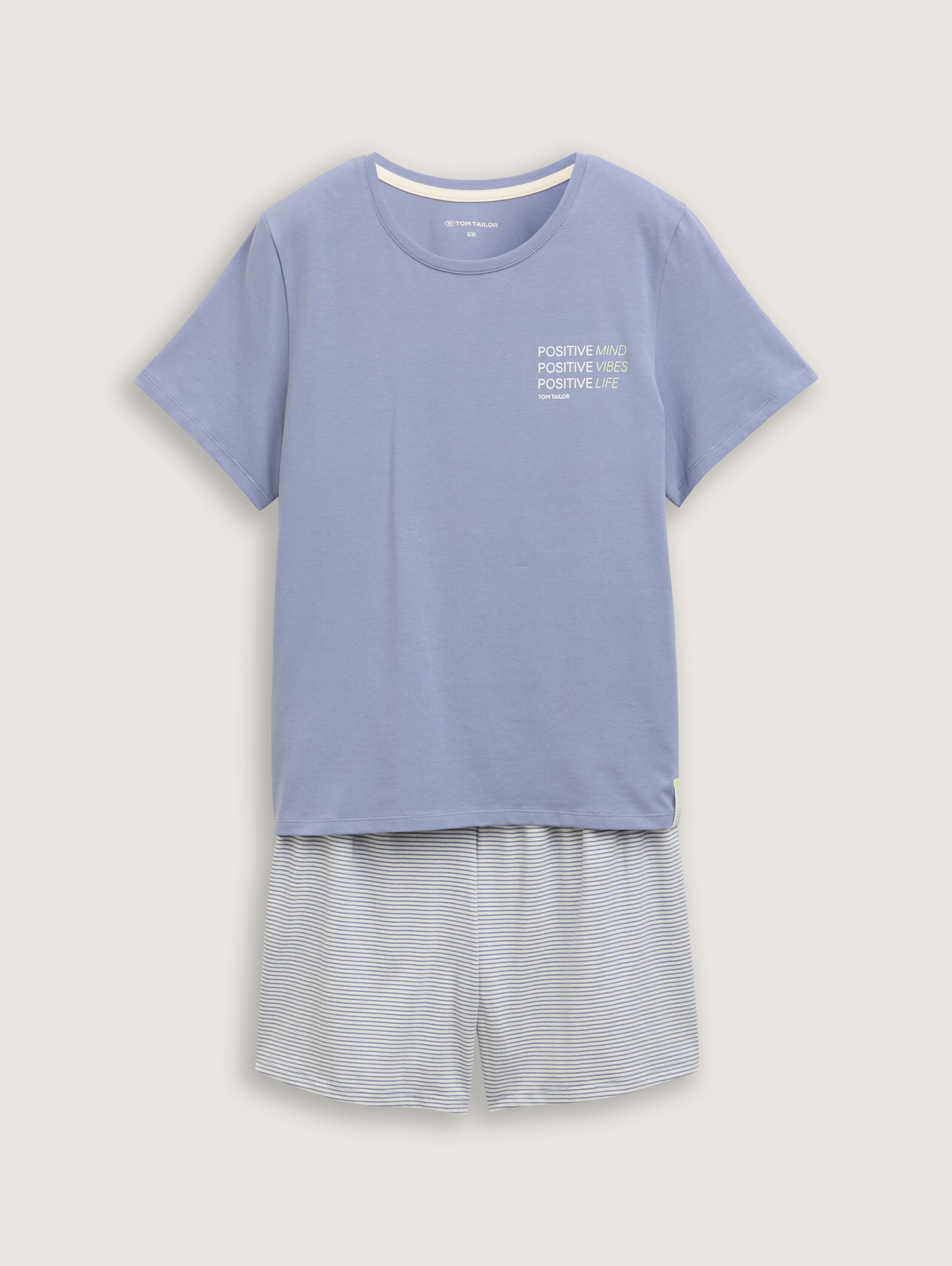 Pyjama-Set mit Streifenmuster - blue_stripe - 