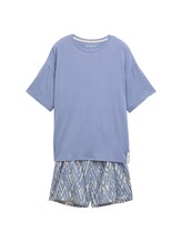 Geselecteerd, Pyjamaset met all-over print door Tom Tailor, blauw