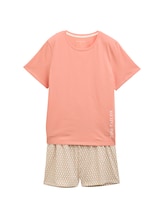 Ausgewählt, Pyjama-Set mit Allover-Print von Tom Tailor, rot