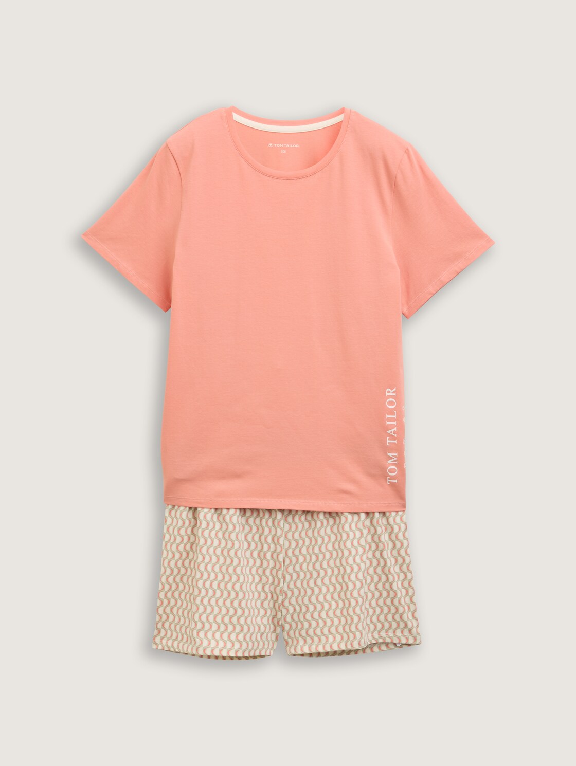 Pyjama-Set mit Allover-Print - red-medium-allover - Vorder-Produkt-Ansicht