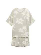 Ausgewählt, Pyjama-Set mit Allover-Print von Tom Tailor, grün