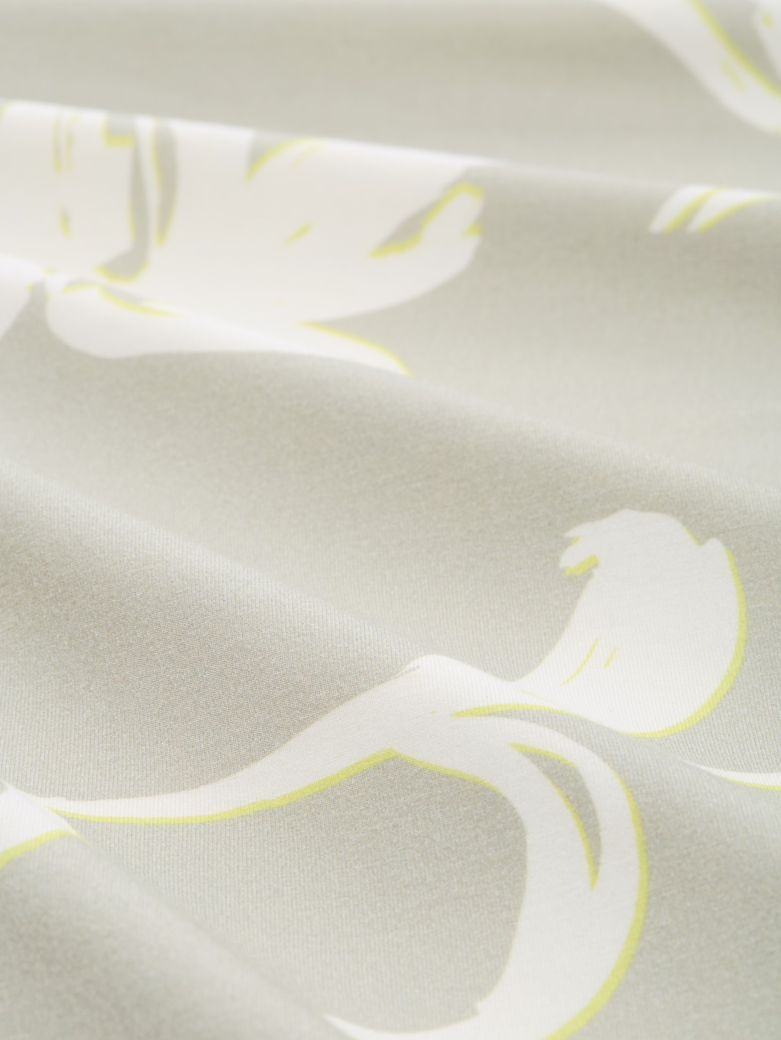 Pyjama-Set mit Allover-Print - grün-hell-Allover - Material-Ansicht