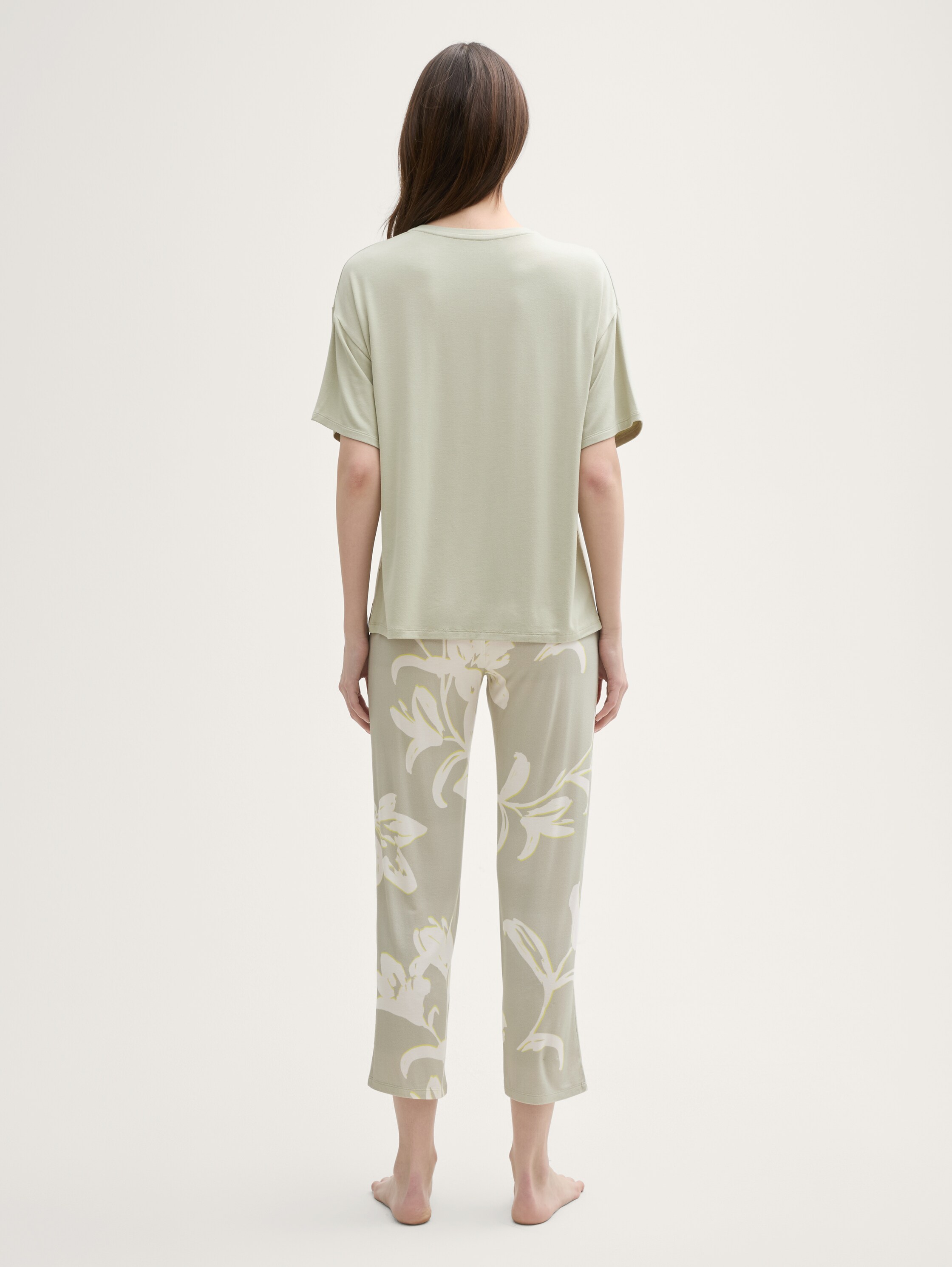 Pyjama-Set mit Allover-Print - gruenhellallover - 