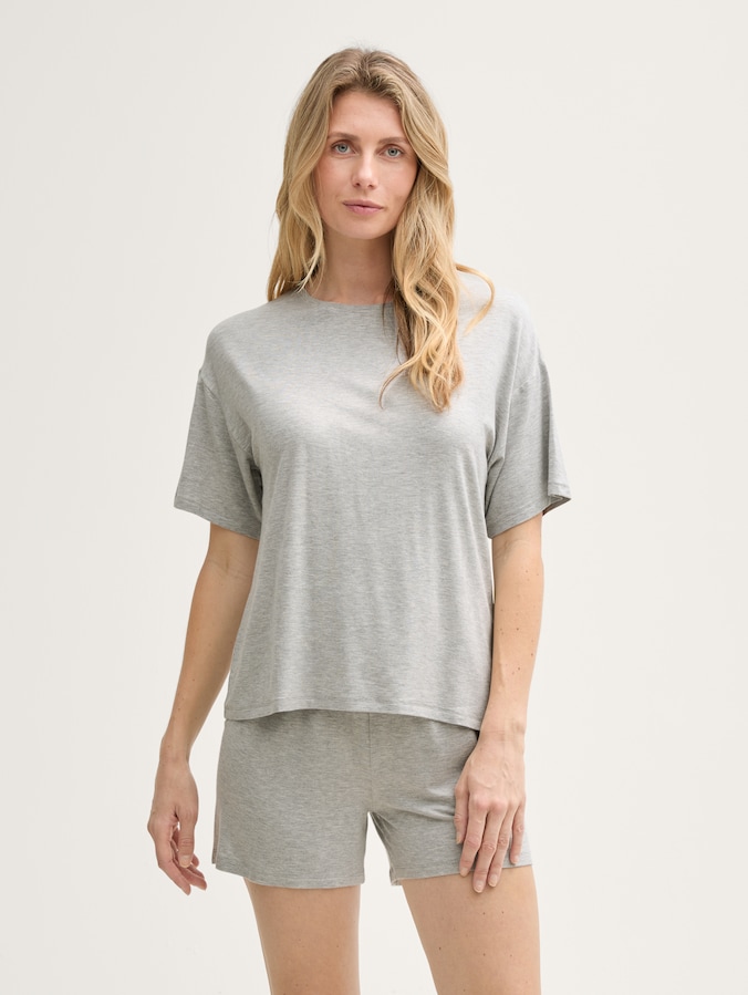 Basic Pyjama-Set von Women, grey-medium-melange