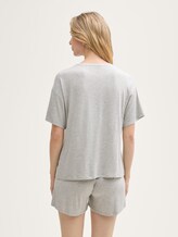 Ensemble de pyjama de base - grey-medium-melange - Vue arrière du modèle