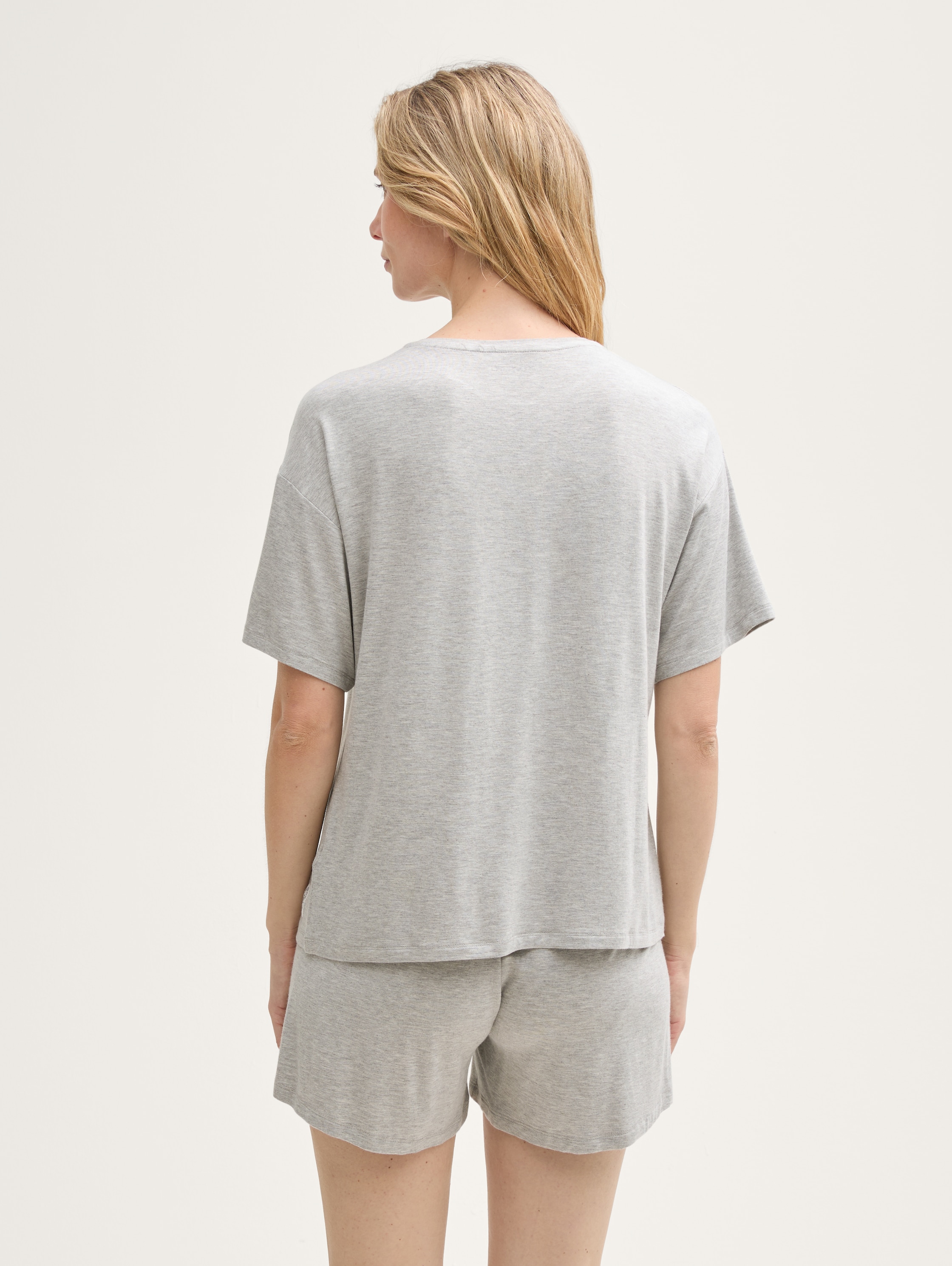 Basic Pyjama-Set - greymediummelange - 