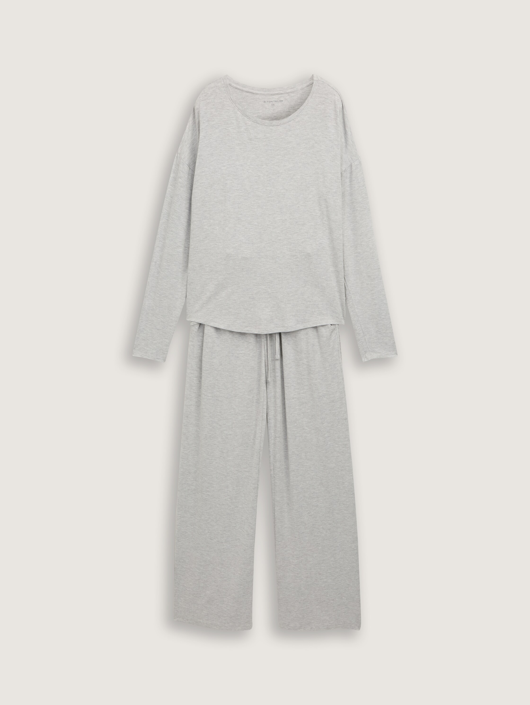 Basic Pyjama-Set - greymediummelange - 