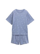 Ausgewählt, Pyjama-Set mit Punktemuster von Tom Tailor, blau