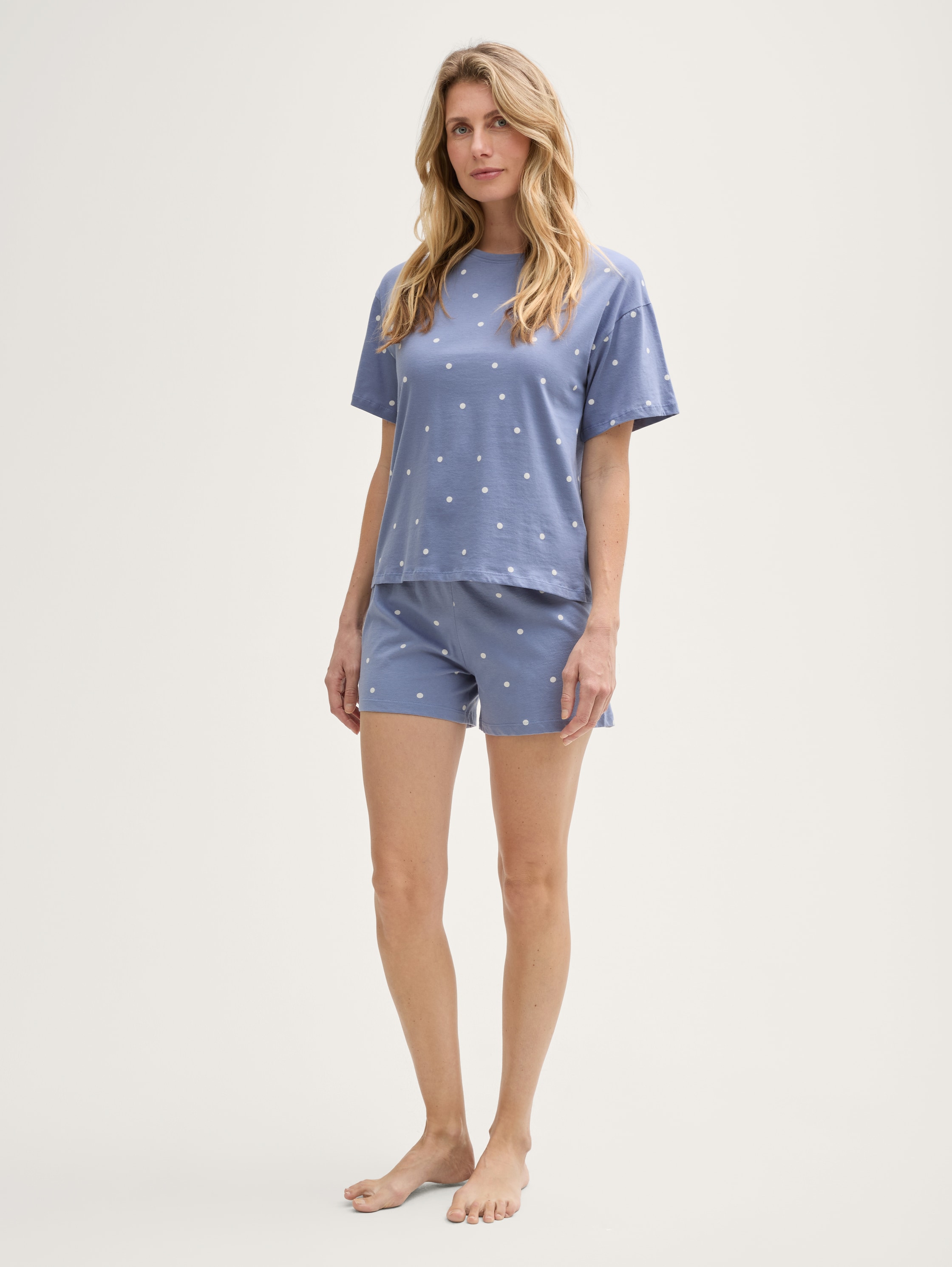 Pyjama-Set mit Punktemuster - blaumittelpunkte - 