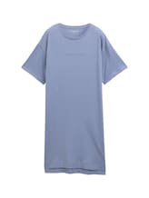 Ausgewählt, Nachthemd mit Logo Print von Tom Tailor, blau