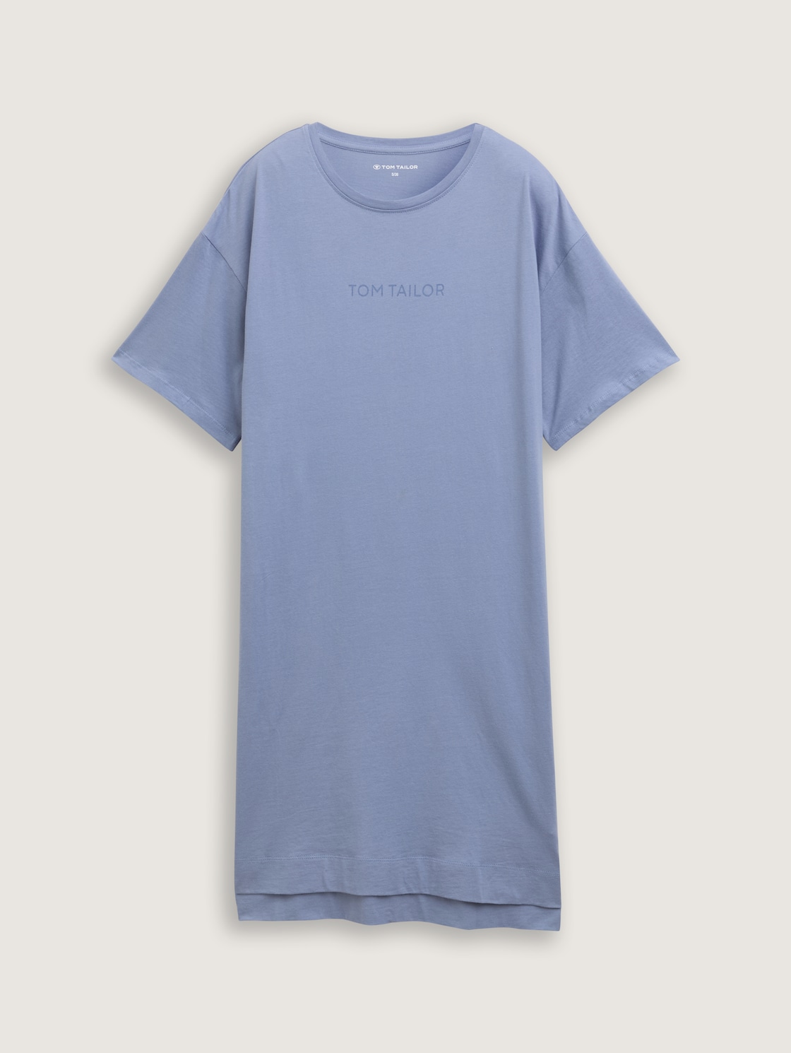 Nachthemd mit Logo Print - blue-medium-solid - Vorder-Produkt-Ansicht