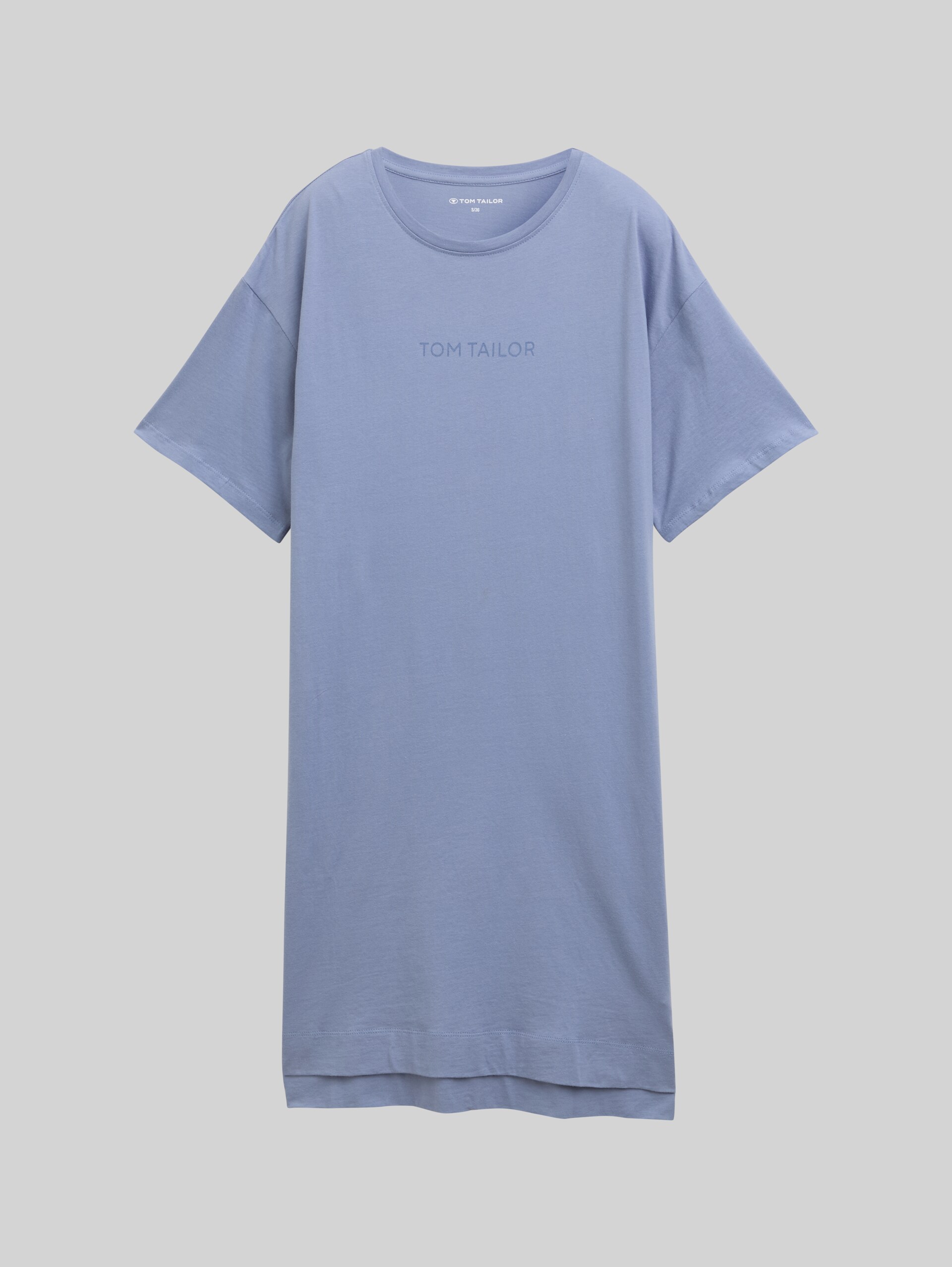 Nachthemd mit Logo Print - blue-medium-solid - Vorder-Produkt-Ansicht