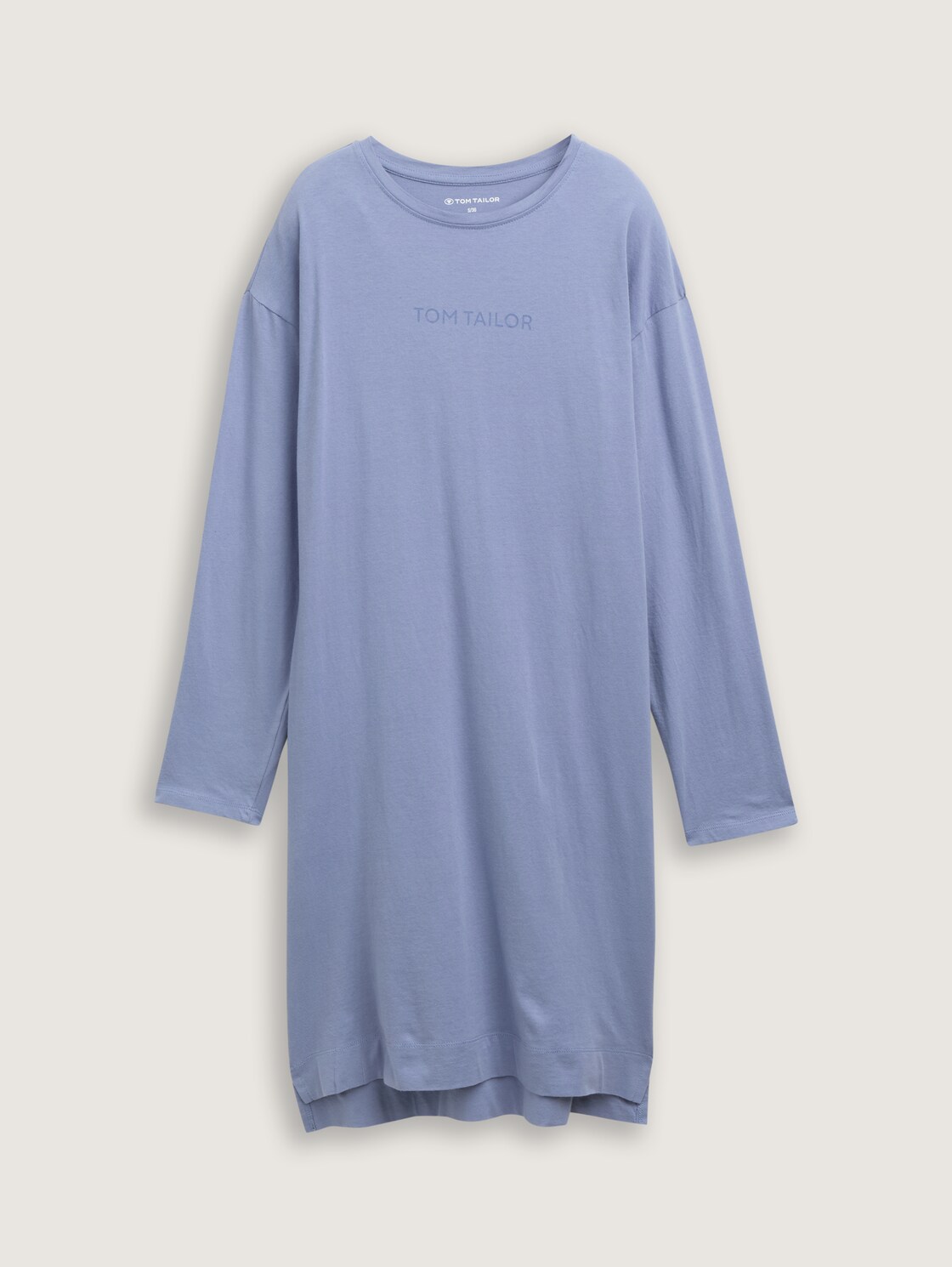Nachthemd mit Logo Print - blue-medium-solid - Vorder-Produkt-Ansicht