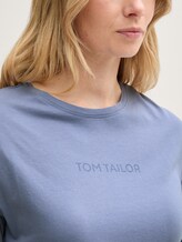 Chemise de nuit à logo imprimé - blue-medium-solid - Vue détaillée du modèle