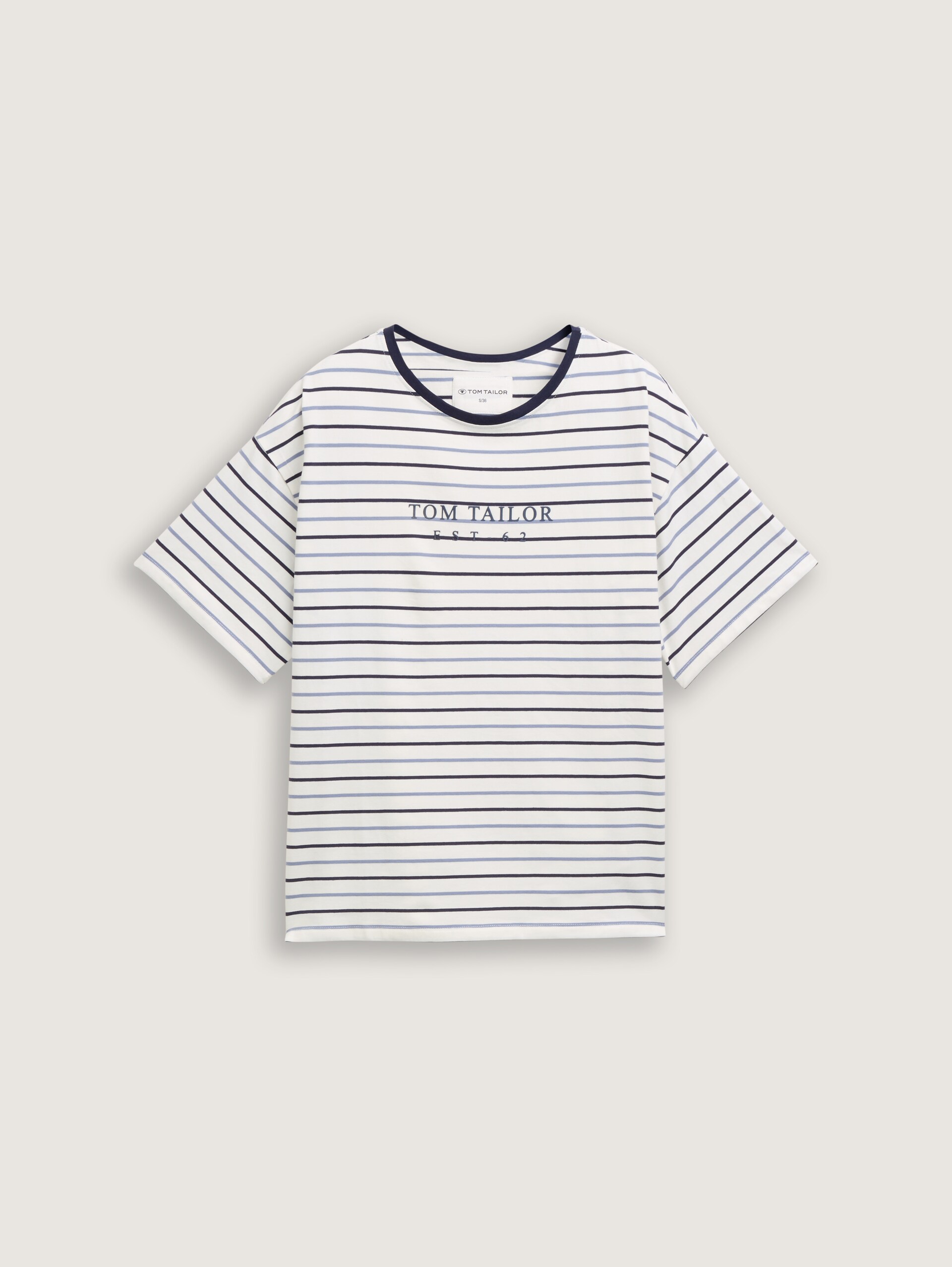 Pyjamaset met gestreept patroon - blue stripe - Product vooraanzicht