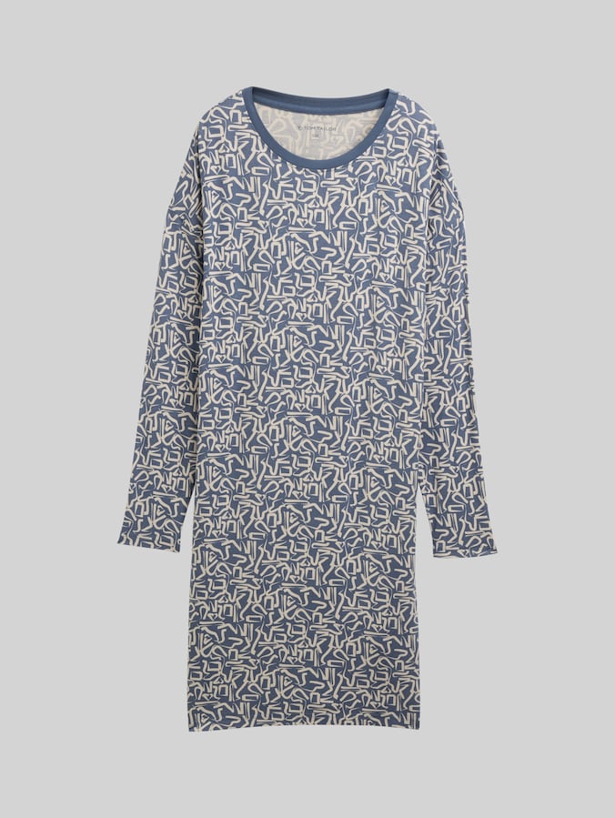 Nachthemd met patroon door Women, blue-medium-allover