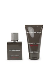 Ausgewählt, TT ADVENTUROUS EXTREME Geschenkset EdT 30ml | Shower Gel 75 ml von Tom Tailor, schwarz
