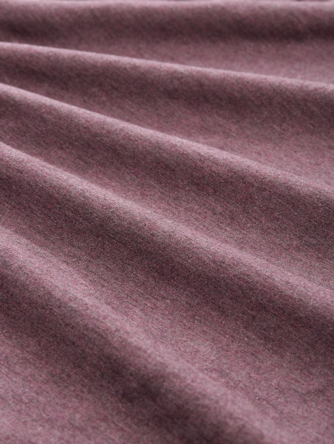 Nachthemd in Melange-Optik - purple-medium-melange - Material-Ansicht