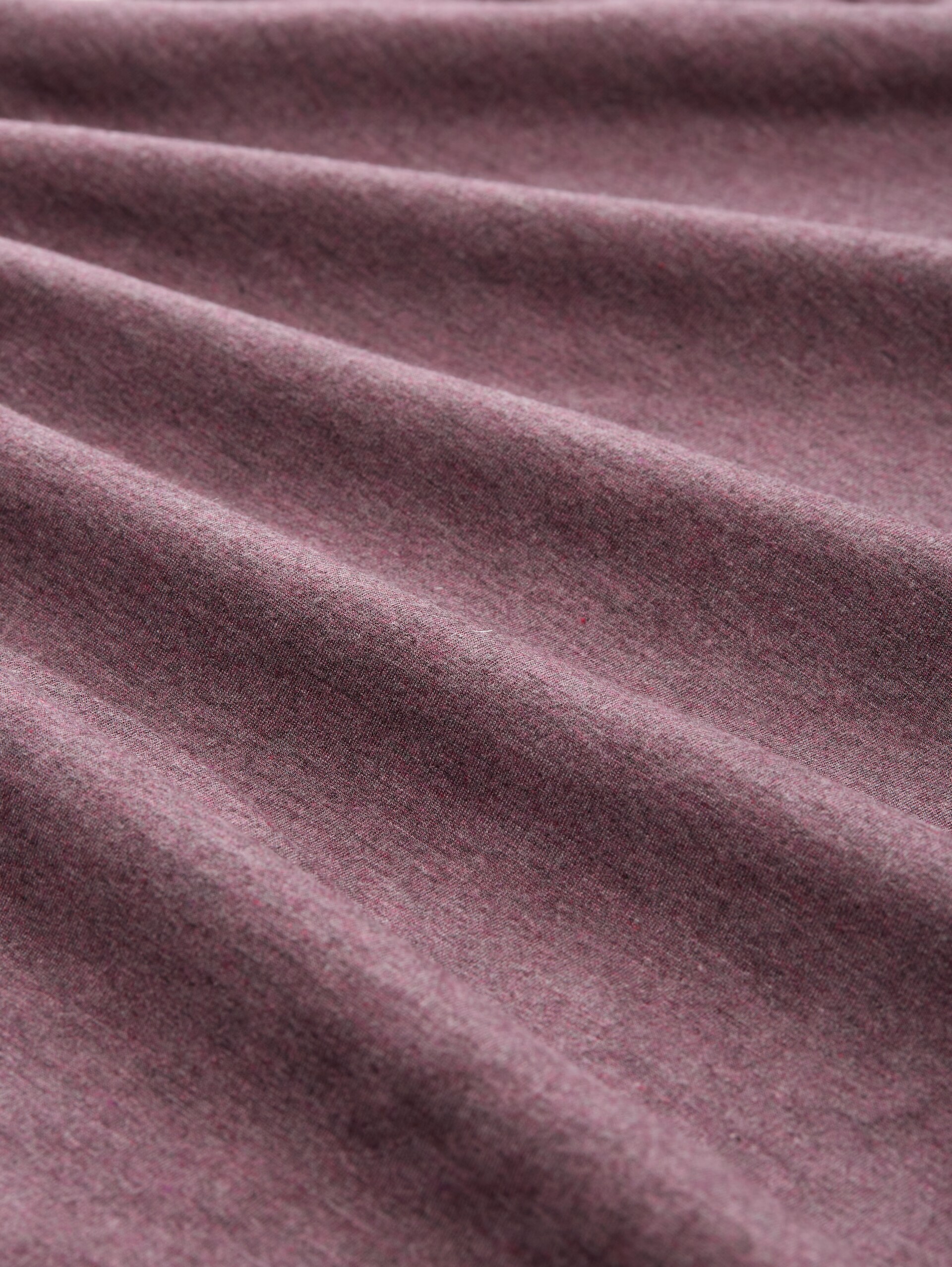 Melange-look nightshirt - purple-medium-melange - Material view