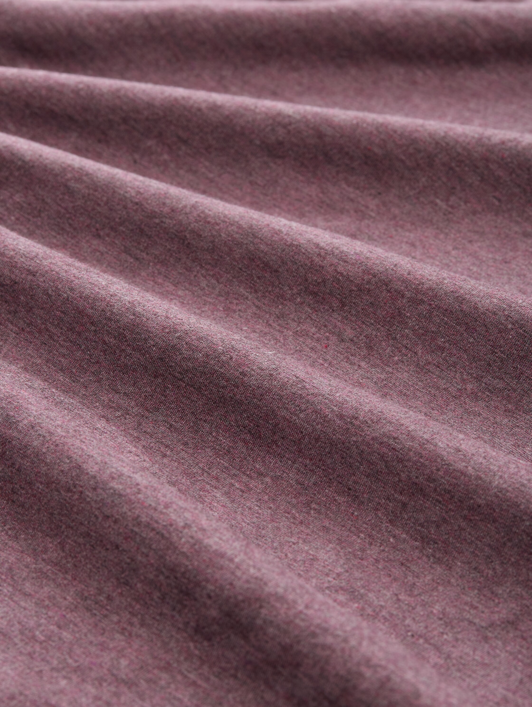 Nachthemd in gemêleerde look - purple-medium-melange - Materiaalweergave