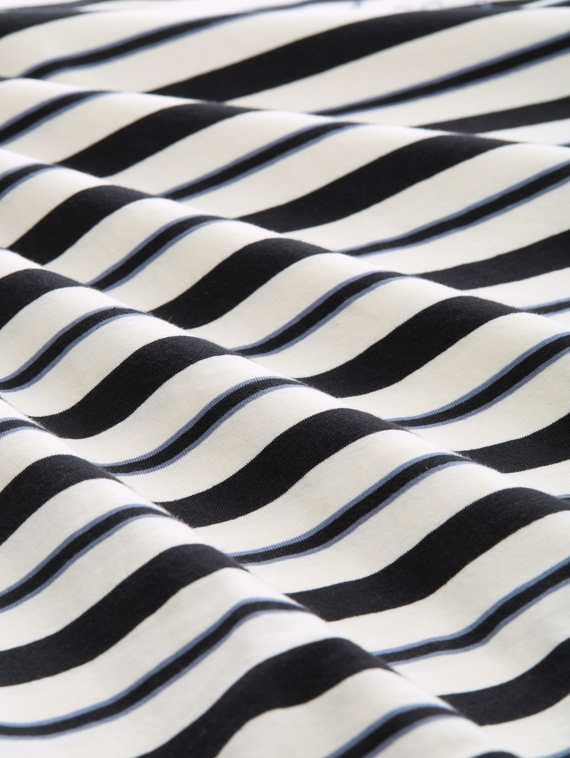 Pyjamaset met gestreept patroon - grey-dark-horizontal stripe - Materiaalweergave