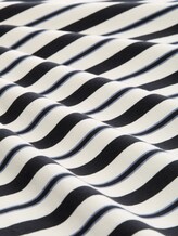 Striped nightdress - grey-dark-horizontal stripe - Material view