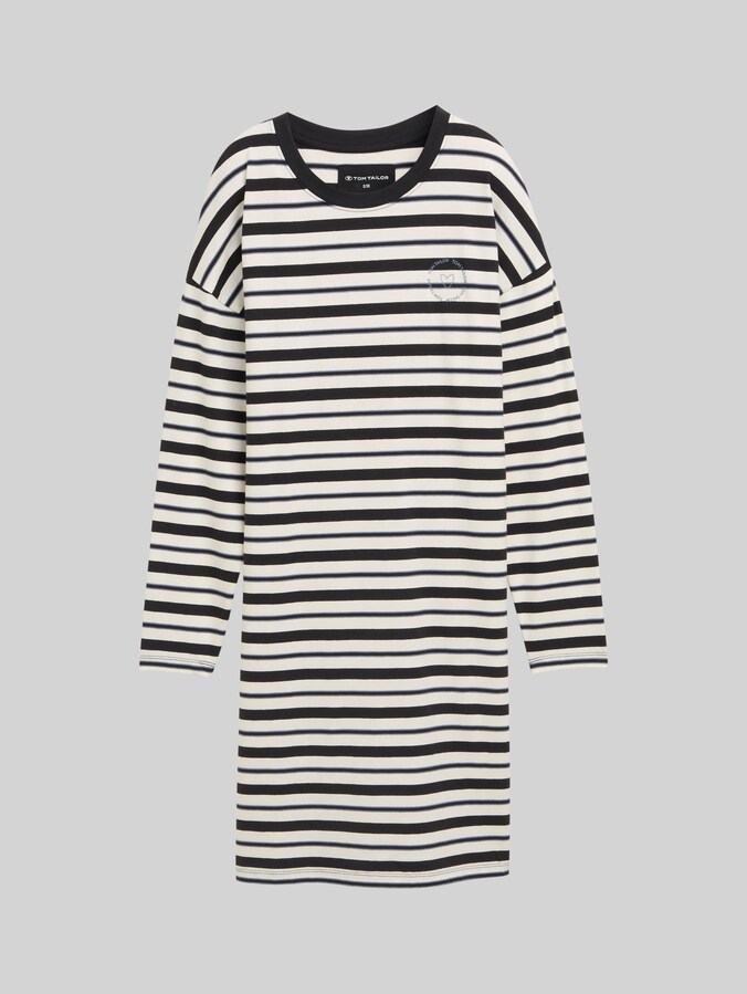 Gestreept nachthemd door Women, grey-dark-horizontal stripe