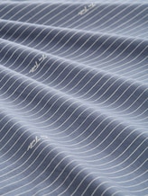 Pyjamaset met streepjesmotief - blue-medium-vertical stripe - Materiaalweergave