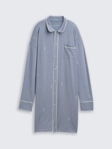 Chemise de nuit à rayures - blue-medium-vertical stripe - Vue de face du produit
