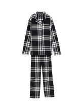 Ausgewählt, Pyjama-Set mit Karomuster von Tom Tailor, grau