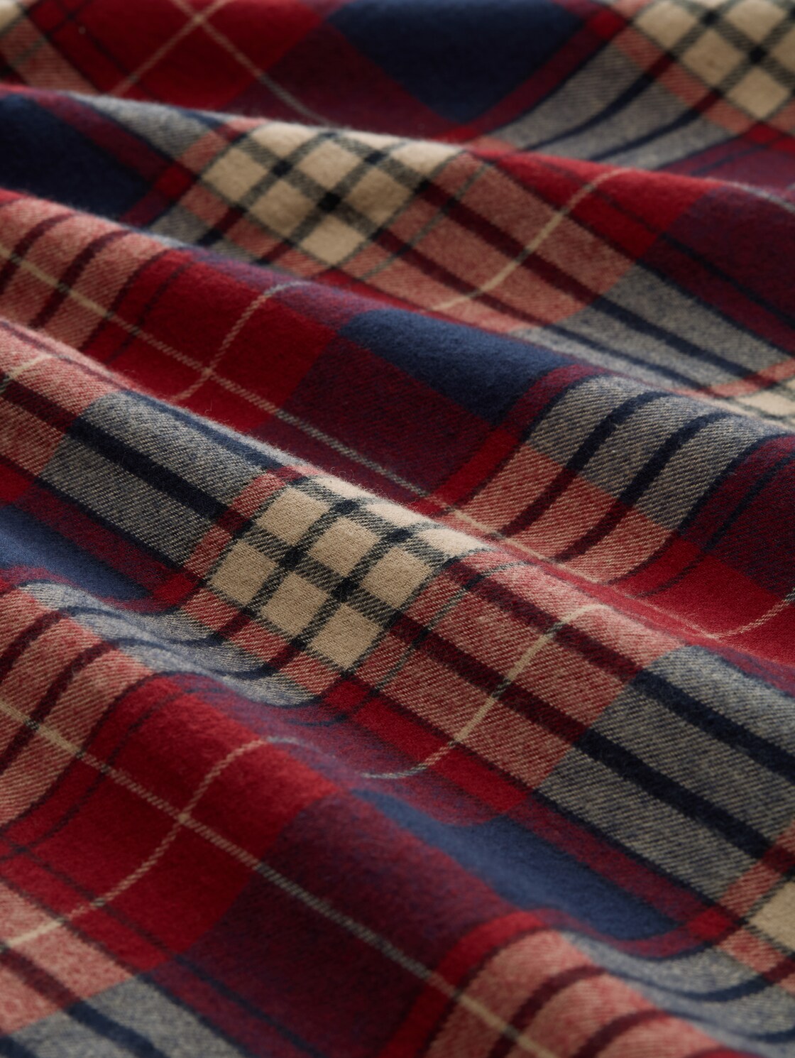 Pyjama-Set mit Karomuster - red-medium-check - Material-Ansicht