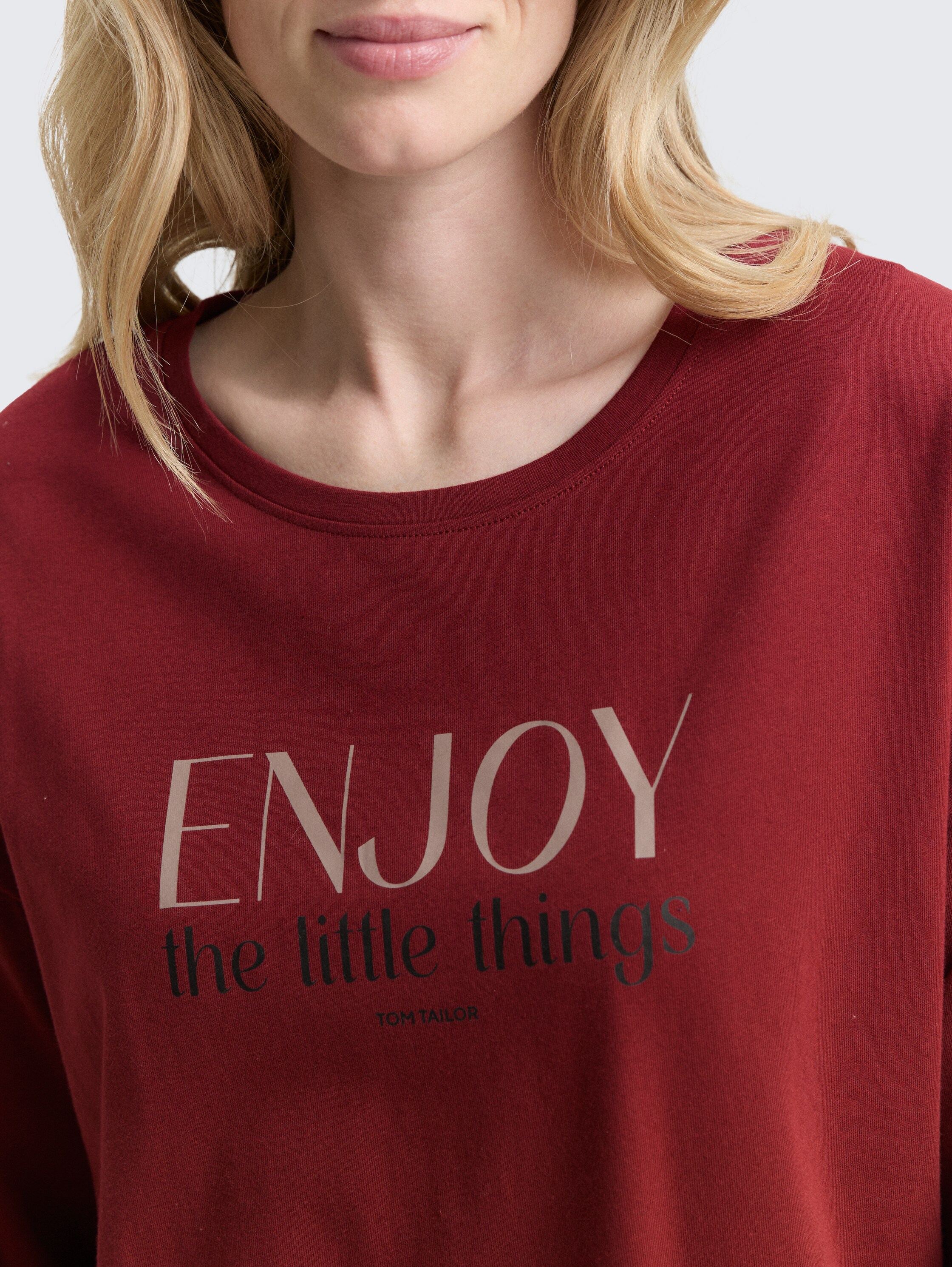 Pyjamaset met ruitjespatroon - red-medium-check - Detailaanzicht model