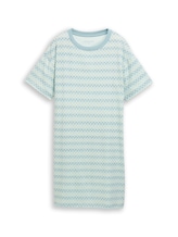 Ausgewählt, Nachthemd mit Muster von Tom Tailor, blau