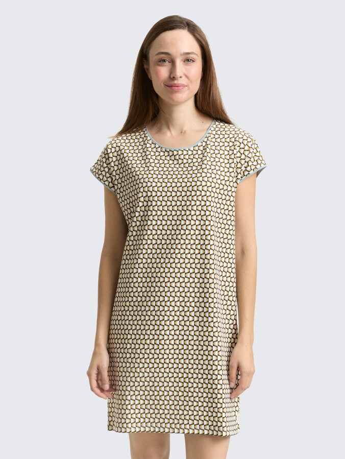 Nachthemd met patroon door Women, schwarz-mittel-Allover