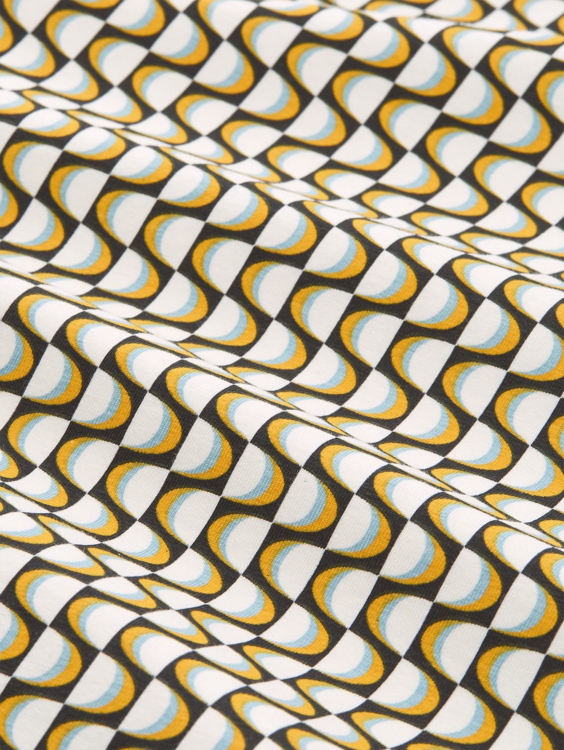 Nachthemd mit Muster - schwarz-mittel-Allover - Material-Ansicht