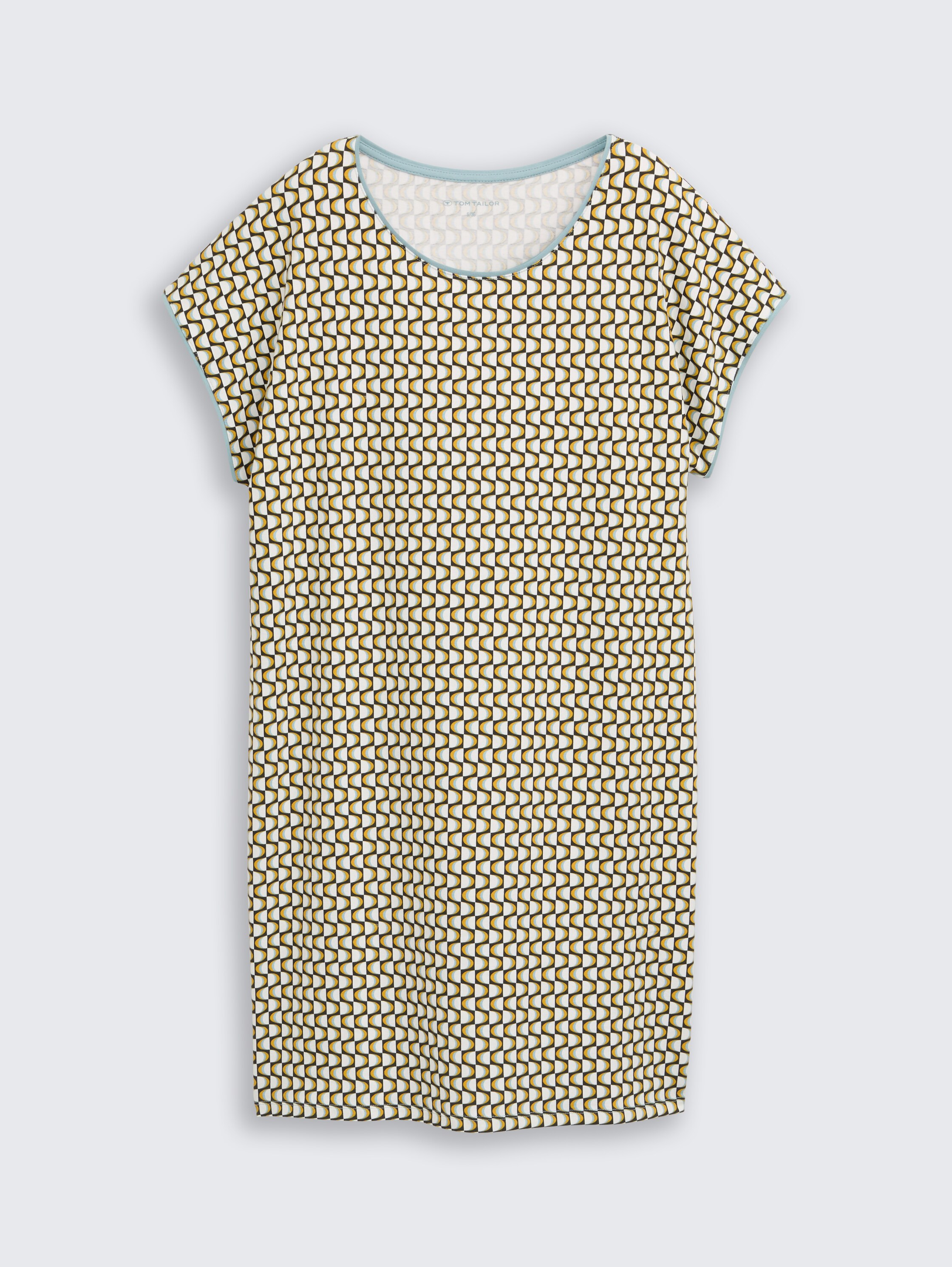 Nachthemd met patroon - schwarzmittelallover - 