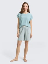 Pyjama set met motief - blue-medium-vertical stripe - zijaanzicht model